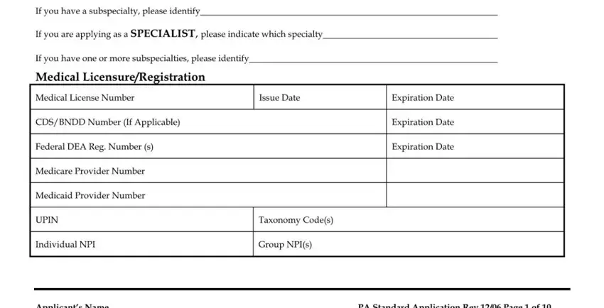 step 2 to completing pa fillable standardized printable