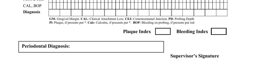 part 3 to filling out periodontal chart