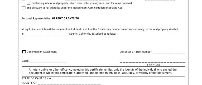 Finishing personal representative part 2