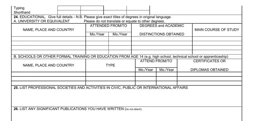 Completing p 11 form un stage 4