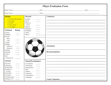Pff Club Registration Form Preview