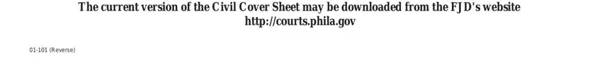 Filling out cover sheet court philadelphia part 4