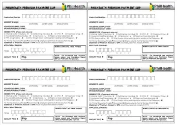 Philhealth Payment Form Preview