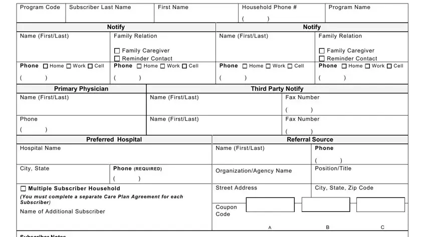 stage 3 to filling out Responder