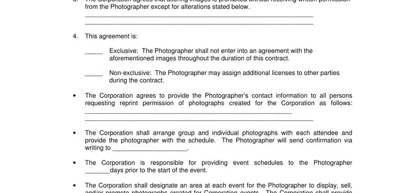 Completing simple event photography contract part 3