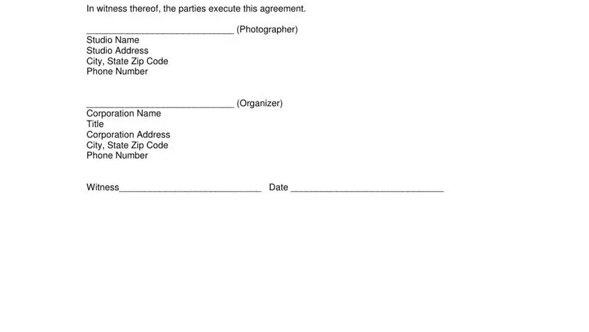 part 5 to completing corporate event contract