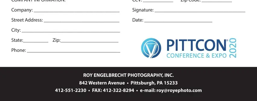 Entering details in photography order form print stage 2