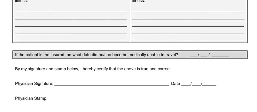 stage 4 to filling out attending physician statement form