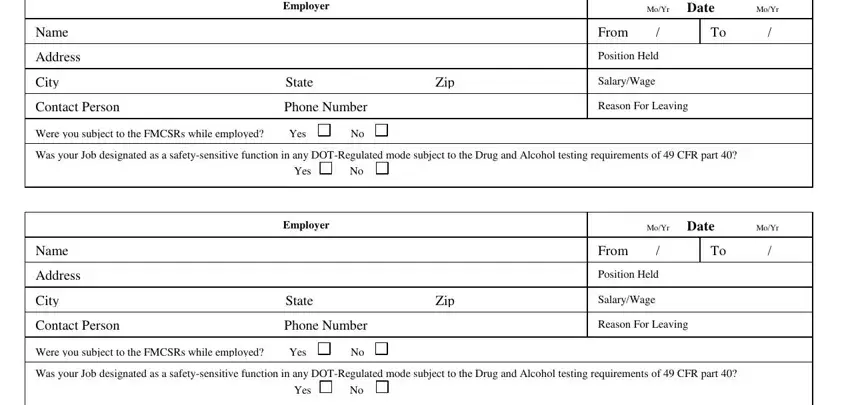 piggly wiggly job application print out Employer, City, PositionHeld, SalaryWage, Name, Address, Name, Address, Zip, Zip, State, State, From, From, and ReasonForLeaving fields to fill