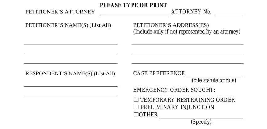 Completing divorce any petition template stage 4