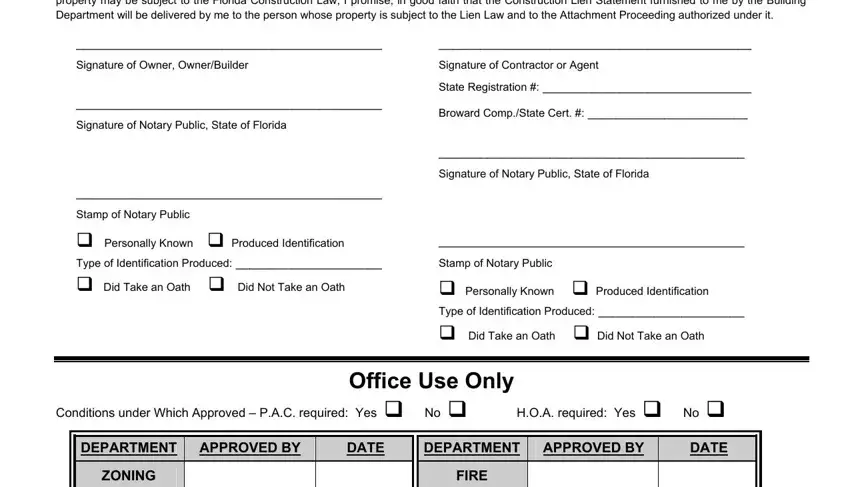 part 4 to filling out city of plantation permit