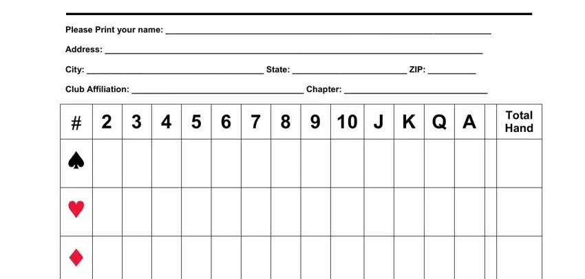 Pll Poker Run Rules Form Fill Out Printable PDF Forms Online