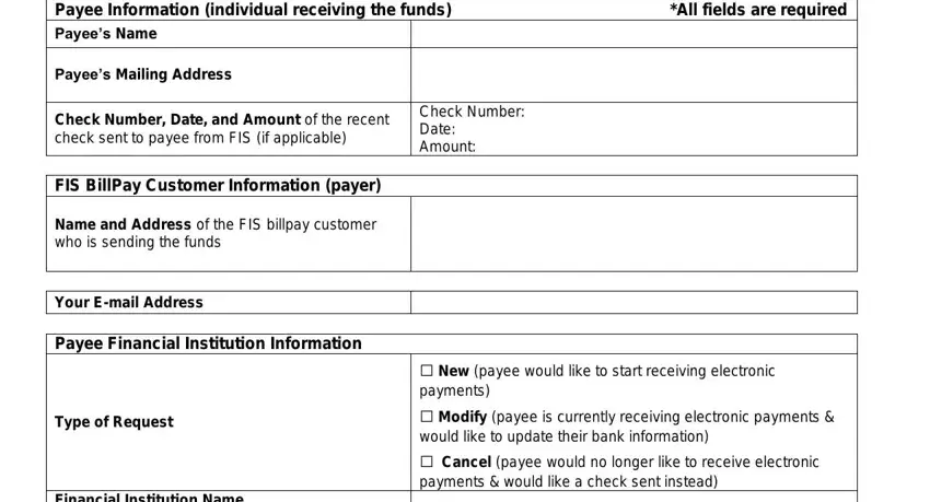 example of blanks in bill payment processing center po box 7236