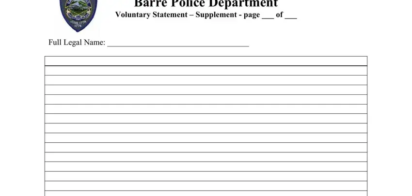 part 3 to completing formart of police statement