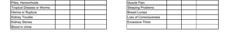 Entering details in pre employment physical form printable part 3