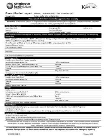 Precertification Template Form Preview