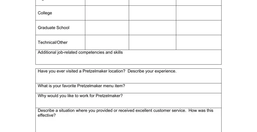 part 2 to filling out application pretzel pdf