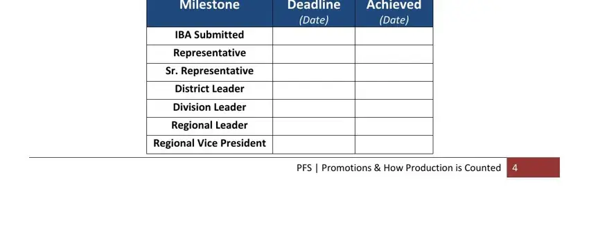 Entering details in primerica 90 day planner stage 5