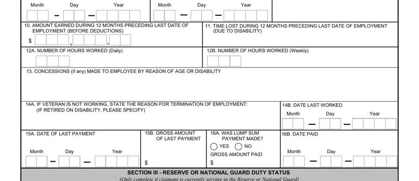 step 2 to filling out Print Va Form 21 4192