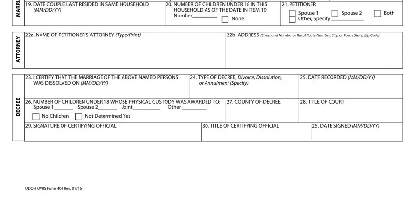 part 2 to entering details in divorce certificate pdf