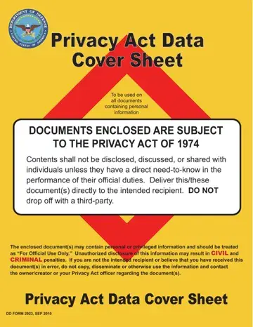 Privacy Act Statement Form Preview
