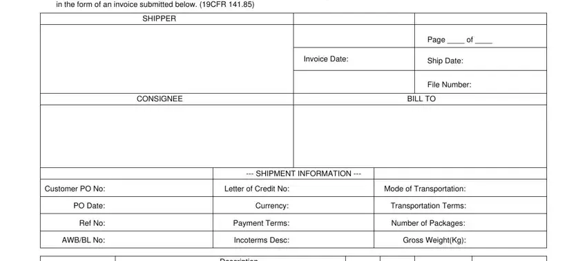 writing pro forma form part 1