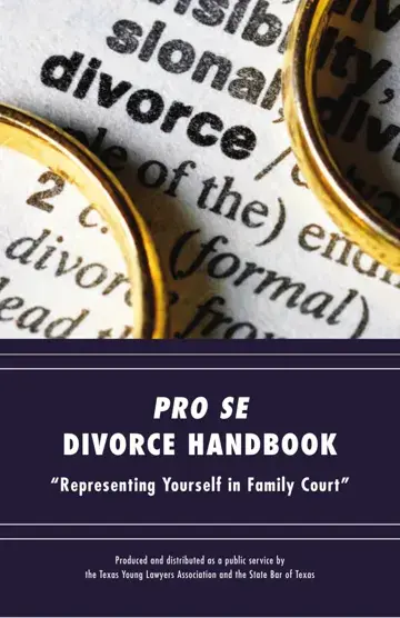 Pro Se Divorce Handbook Form Preview