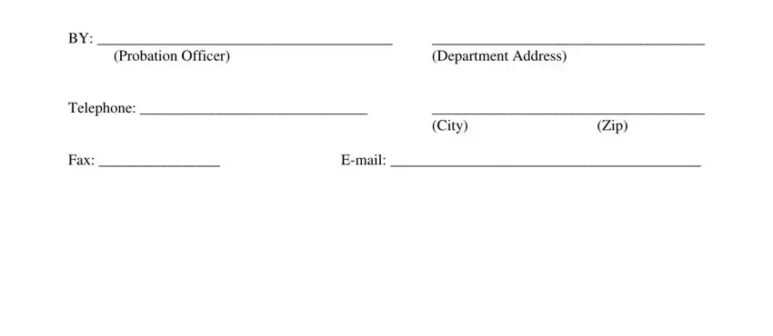 part 4 to filling out in intrastate probation transfer