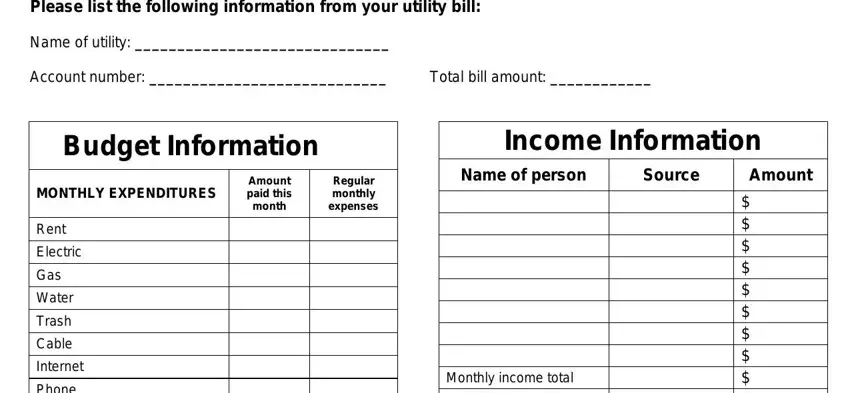 Filling out project deserve application kansas part 4