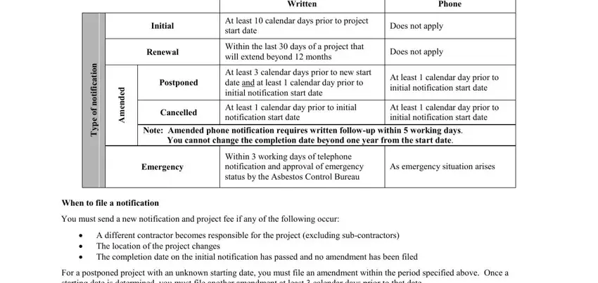 filling out ny notification part 1