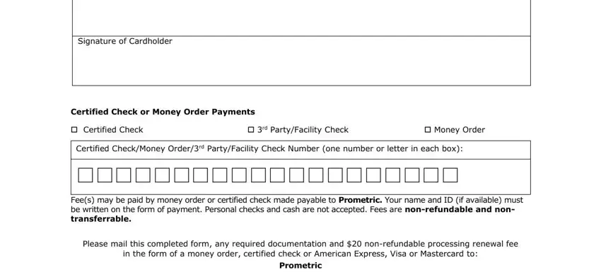 part 5 to entering details in cna renewal michigan