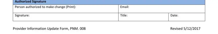 Entering details in florida medicaid provider update form part 3