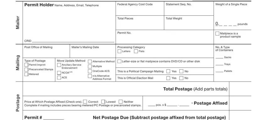 ps form 3602 ez january 2021 spaces to fill in