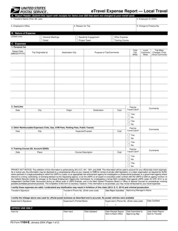 Ps Form 1164 E Preview