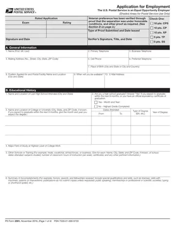 Ps Form 2591 Preview