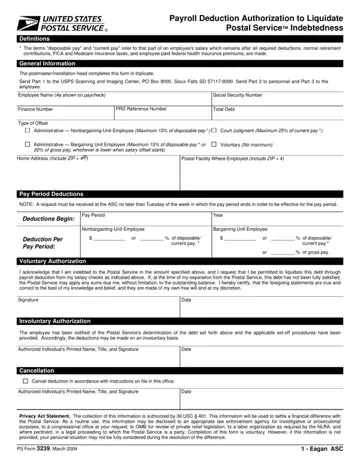 Ps Form 3239 Preview