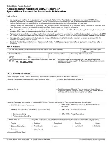 Ps Form 3510 Preview