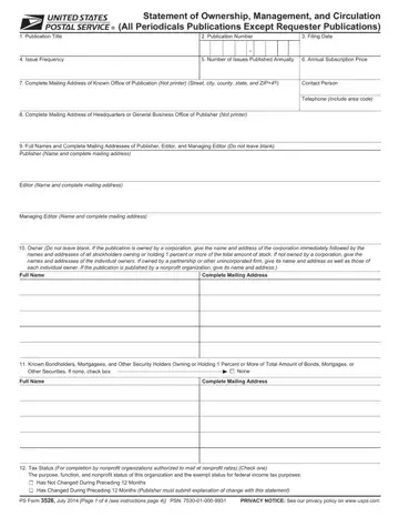 Ps Form 3526 Preview