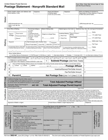 Ps Form 3602 N1 Preview