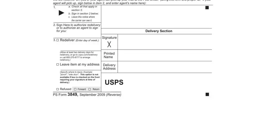 Filling out form 3849 pdf part 2