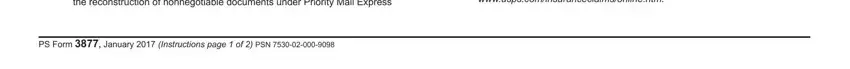 Completing ps 3877 fillable form part 2