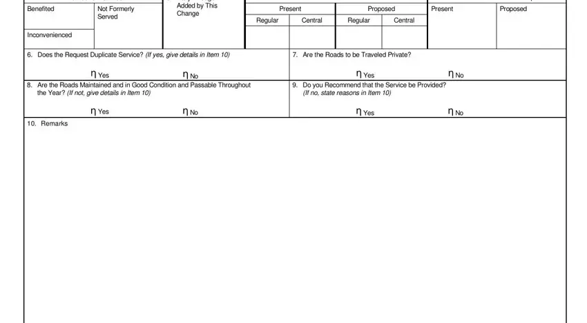 part 3 to entering details in post office hardship form