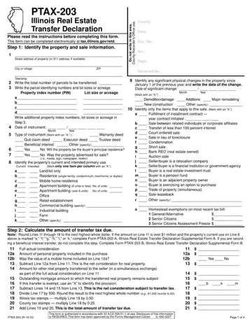 Ptax Form Preview