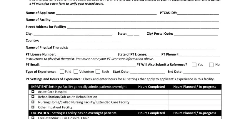 completing therapy observation form step 1