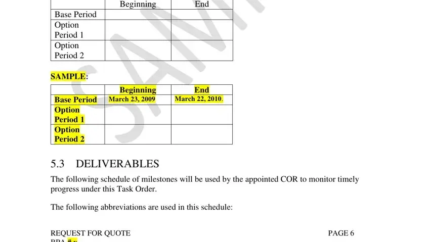 stage 5 to completing blank rfq template