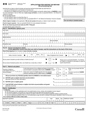 Rc4031 Tax Refund Form Preview