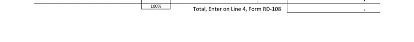 step 5 to filling out rd 108