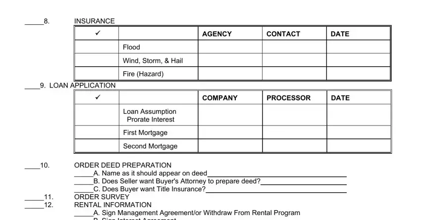 Completing real estate transaction checklist pdf stage 4