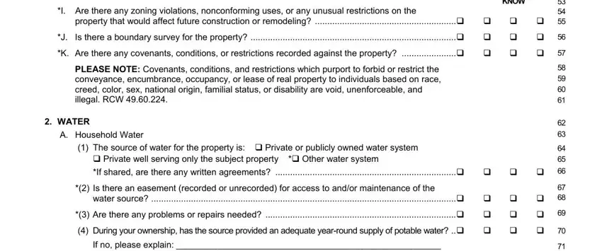 Filling in mls form 17 step 3