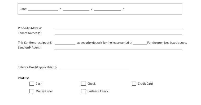 receipt deposit print gaps to fill out